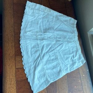 abercrombie white skirt
